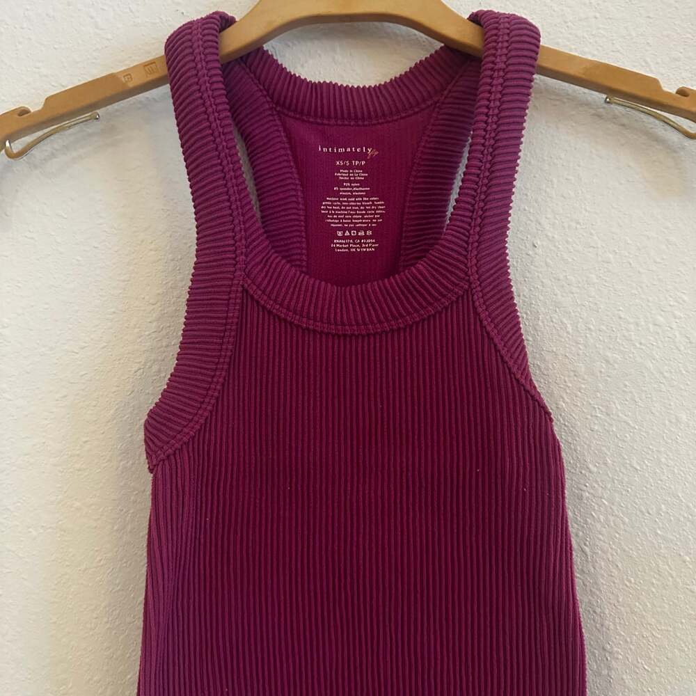 Free‎ People "Intimately" Ribbed Seamless Tank - Picture 2 of 4
